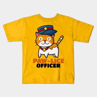 Paw-Lice Officer Kids T-Shirt